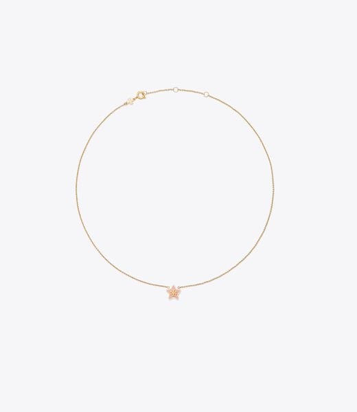 Forget Me Not Star Pendant Necklace tory burch forget me not star pendant necklace