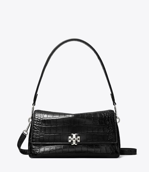 حقيبة كتف تشارلي صغيرة بنقشة جلد التمساح tory burch حقيبة كتف تشارلي صغيرة بنقشة جلد التمساح