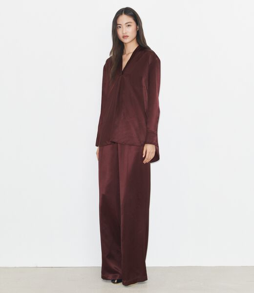 tory burch بلوزة من الفيسكوز