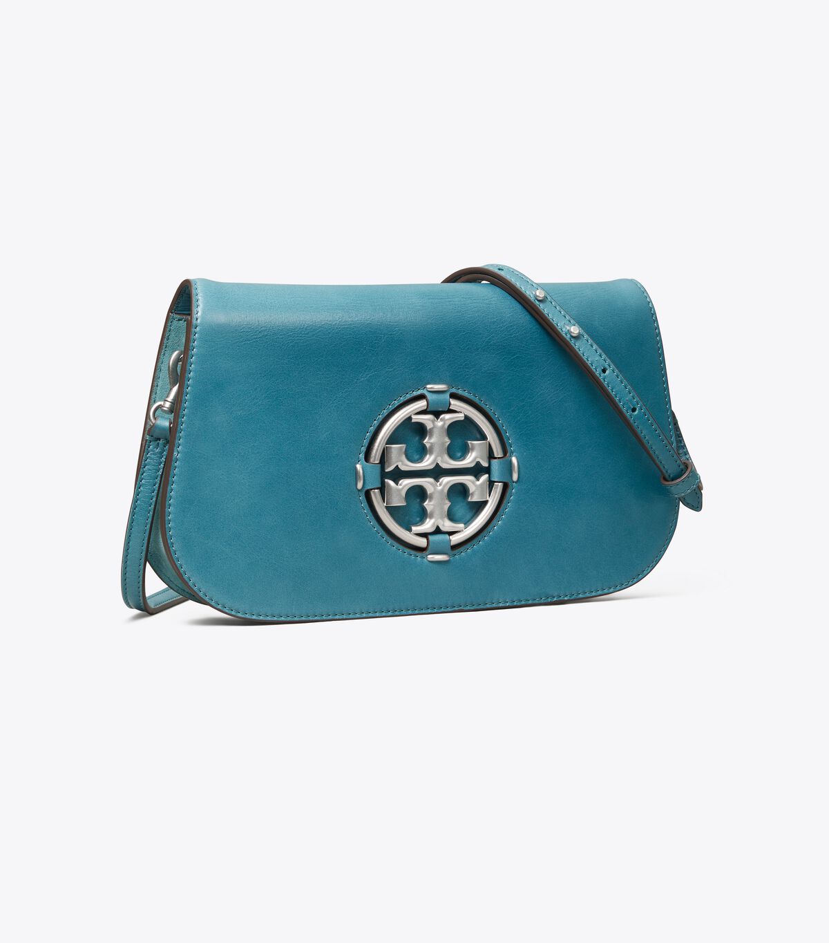 tory burch miller glazed clutch