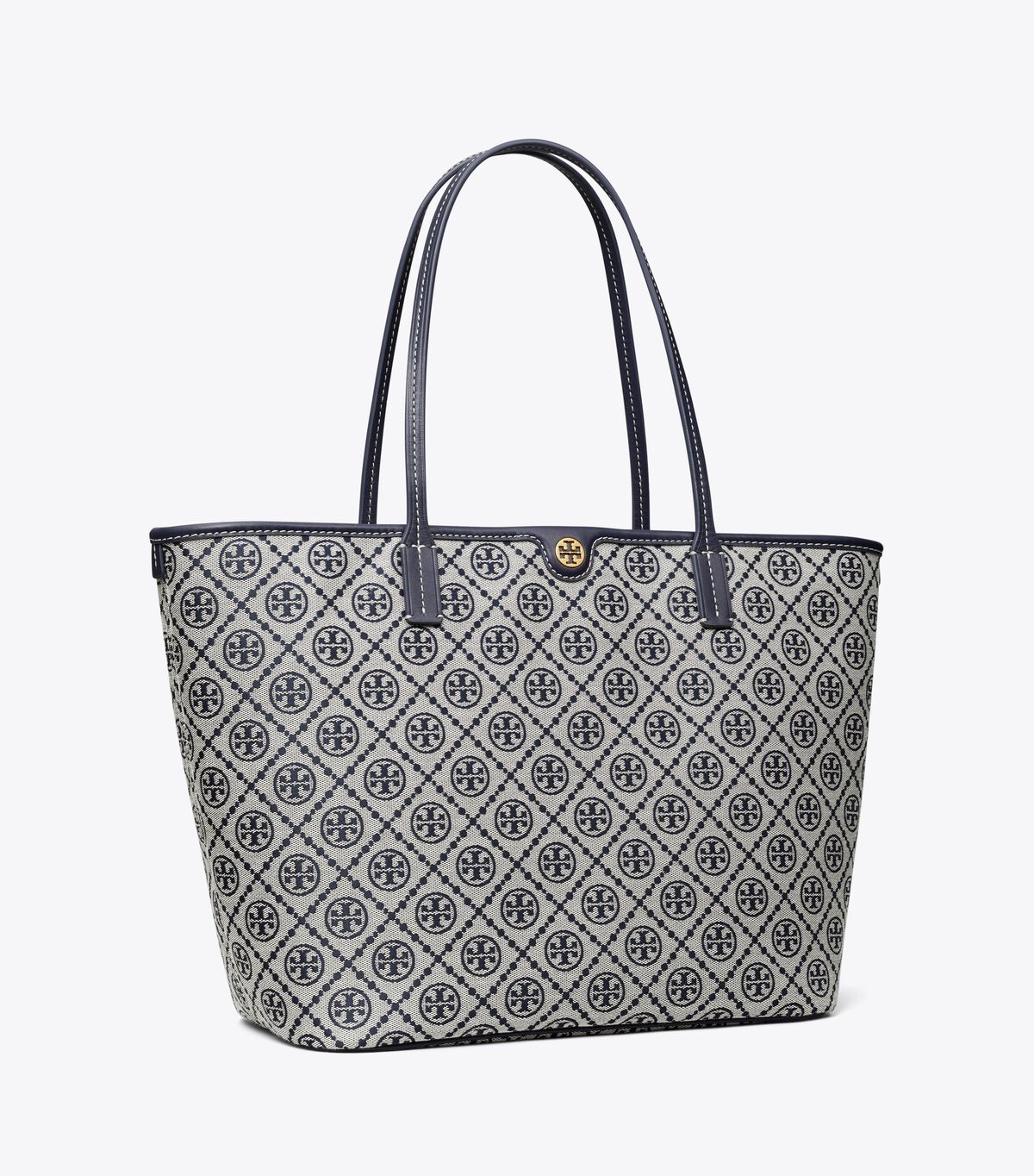T Monogram Zip Tote