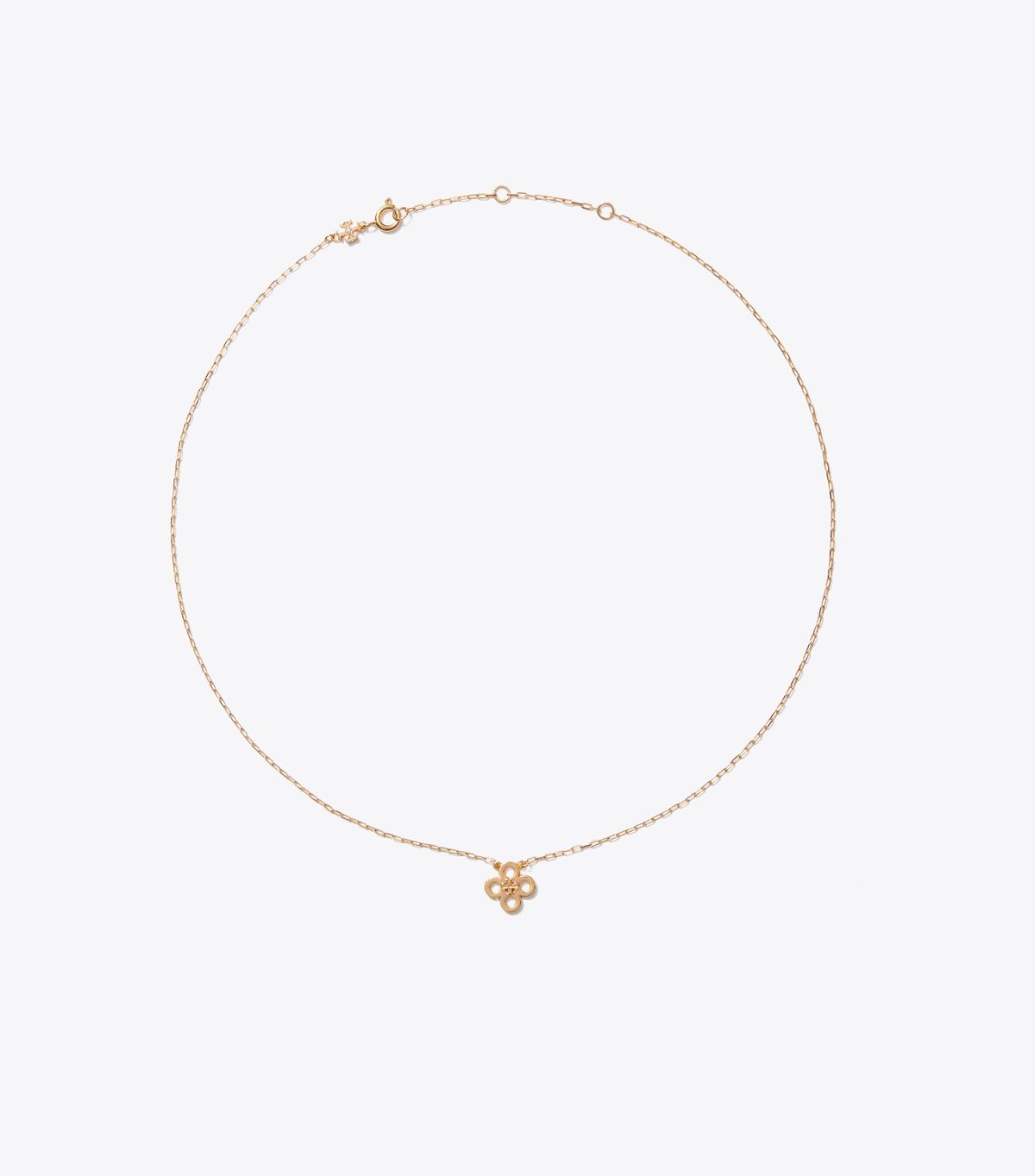 Forget Me Not Clover Pendant Necklace tory burch forget me not clover pendant necklace