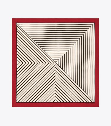Illusion Stripe Silk Neckerchief