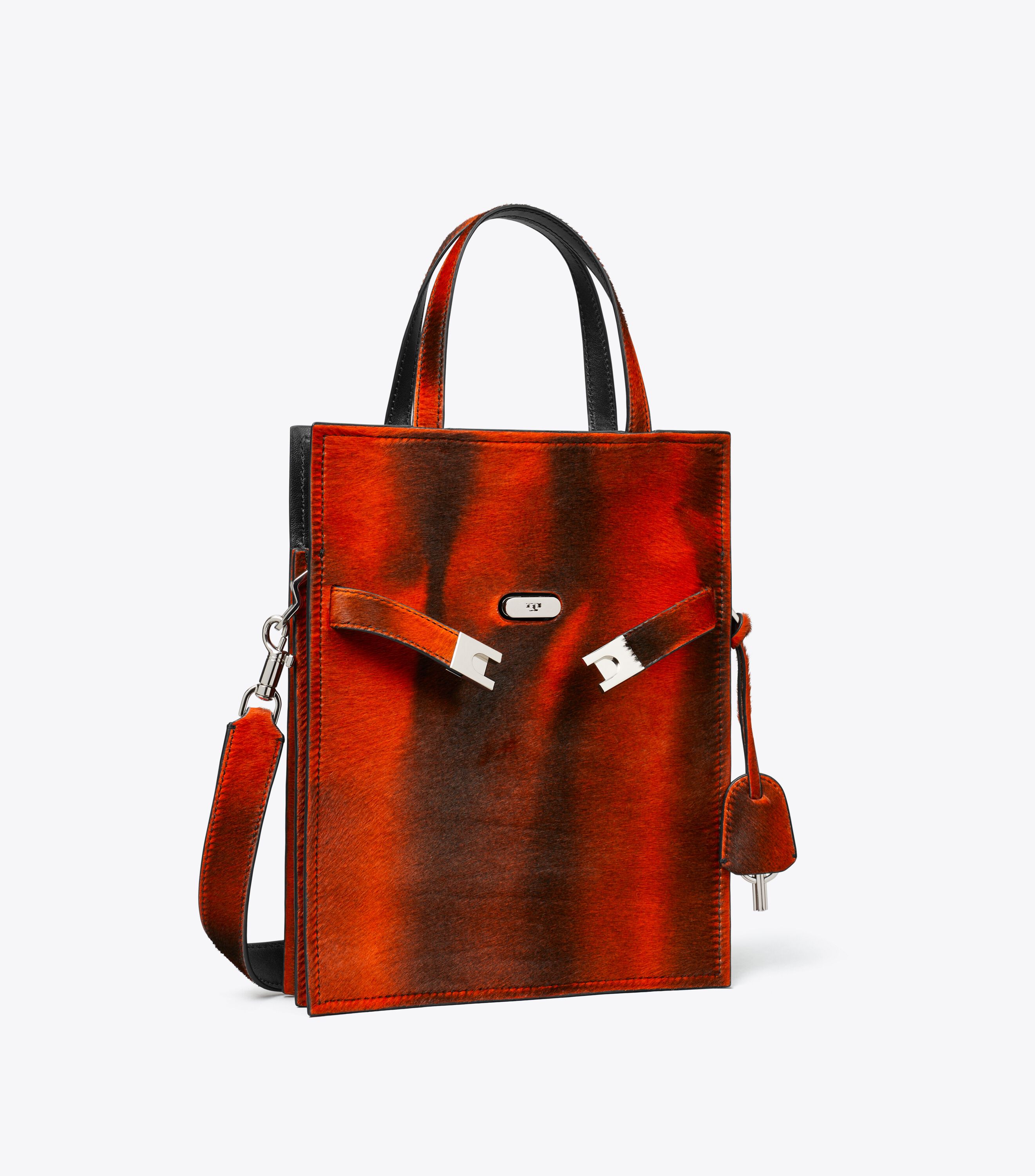 Small Lee Radziwill Calf Hair Shopper, Bird Of Paradise Multi