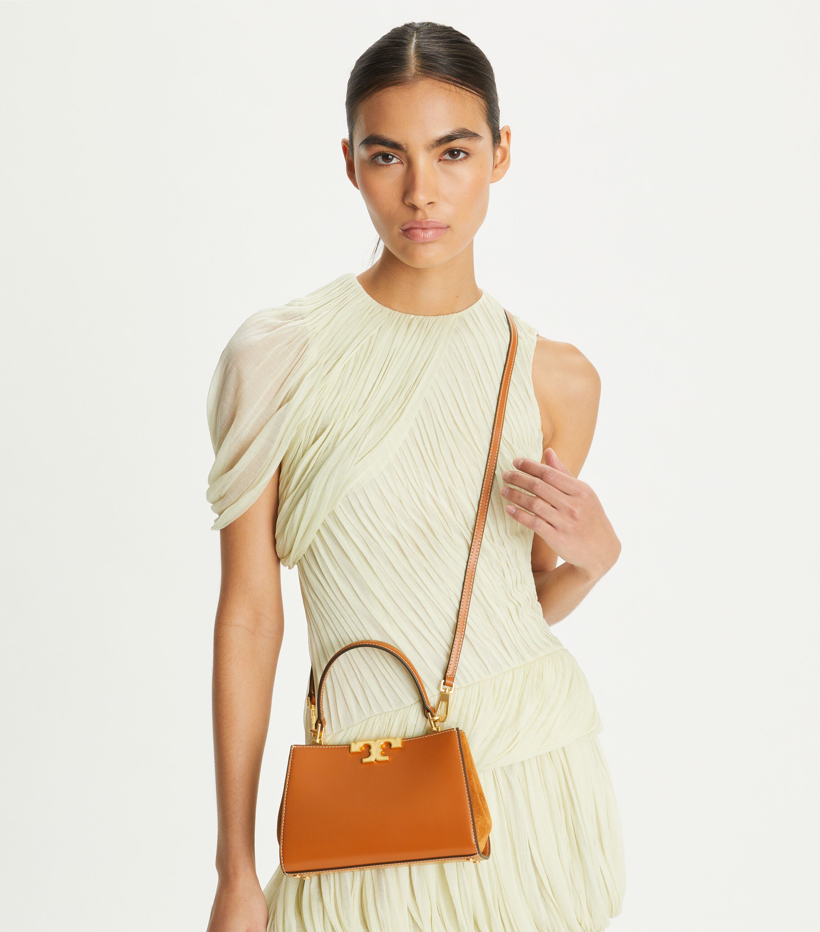 Tory burch slouchy satchel store