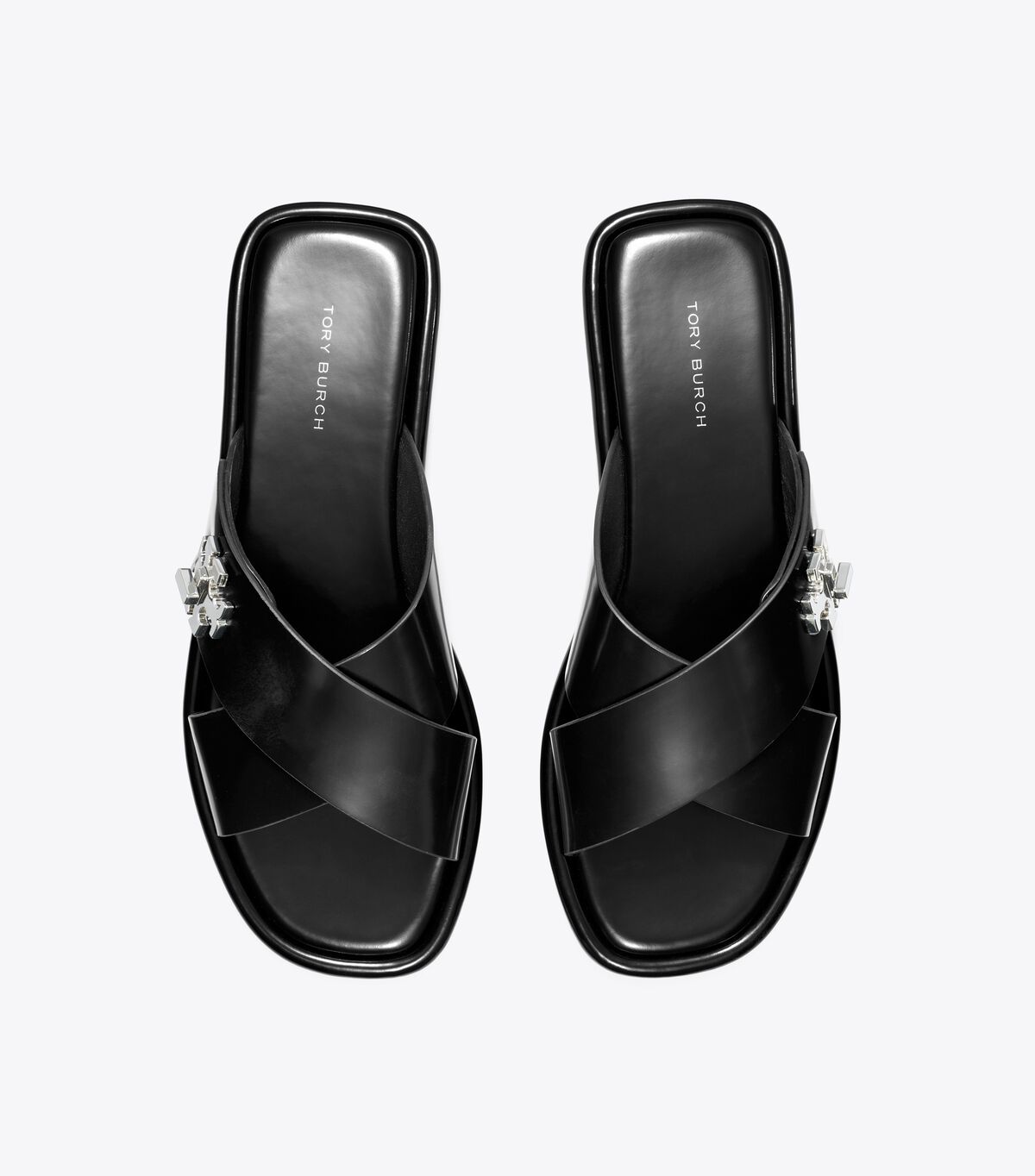 tory burch turnlock slide