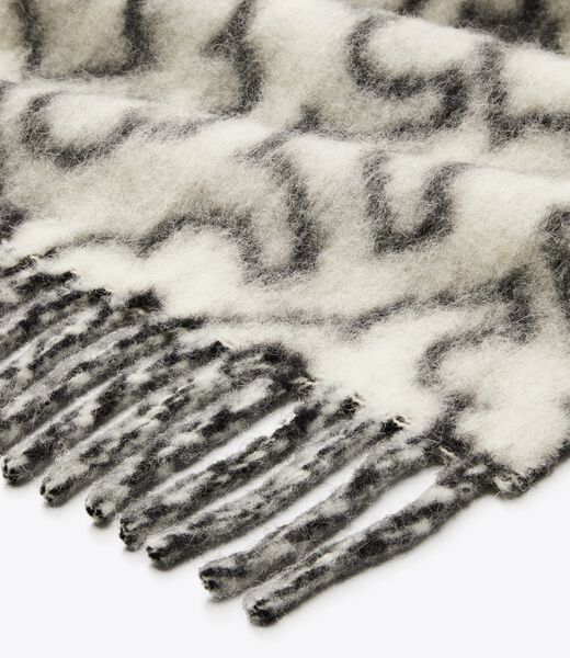 tory burch puzzle logo scarf