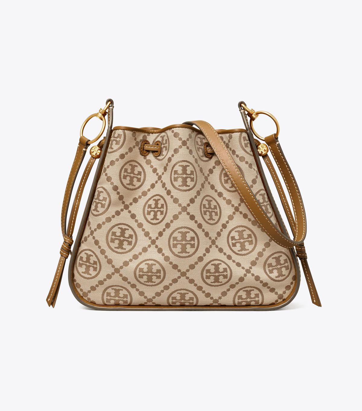 tory burch t monogram jacquard bell bag