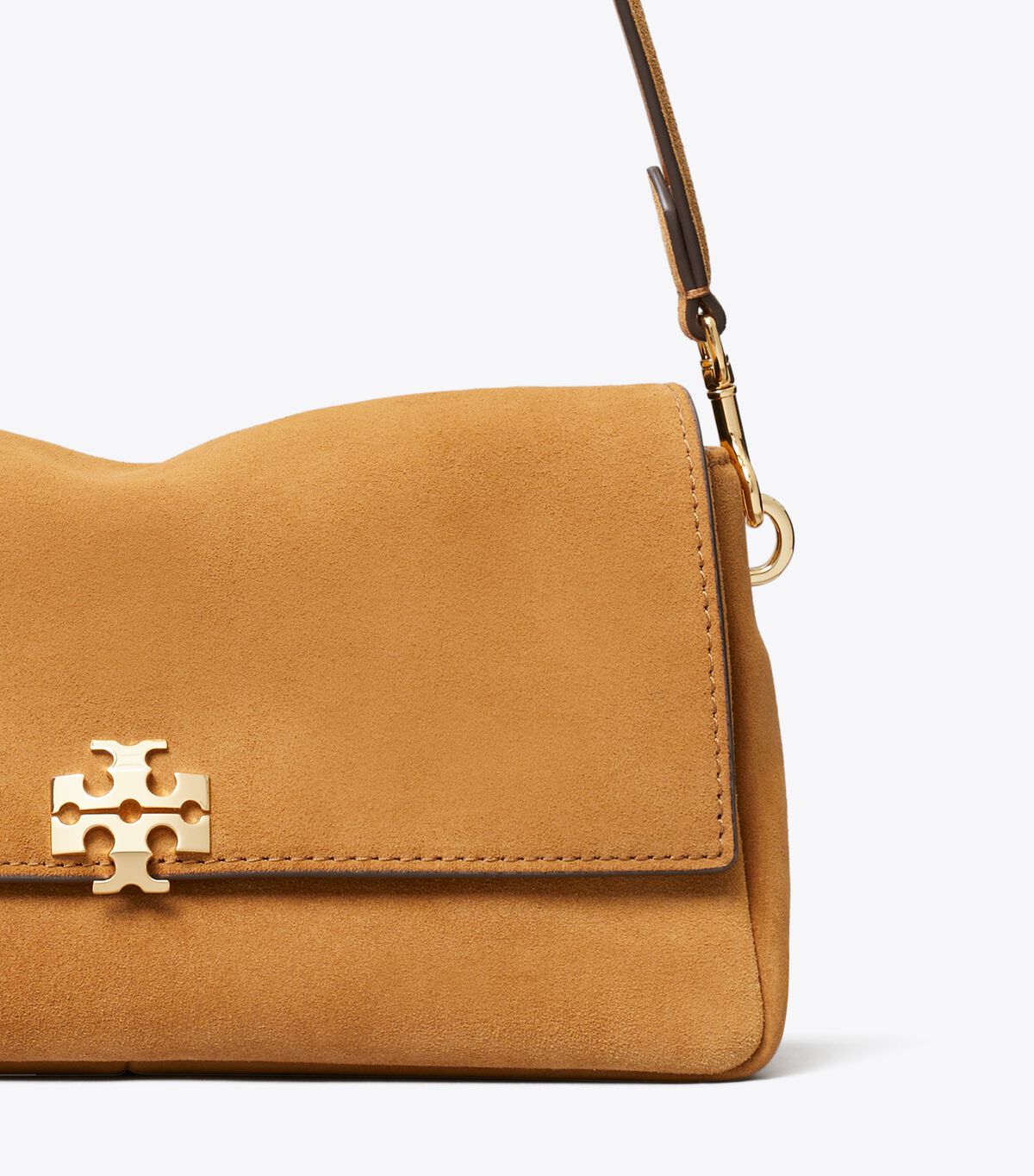 Small Charlie Suede Shoulder Bag tory burch small charlie suede shoulder bag