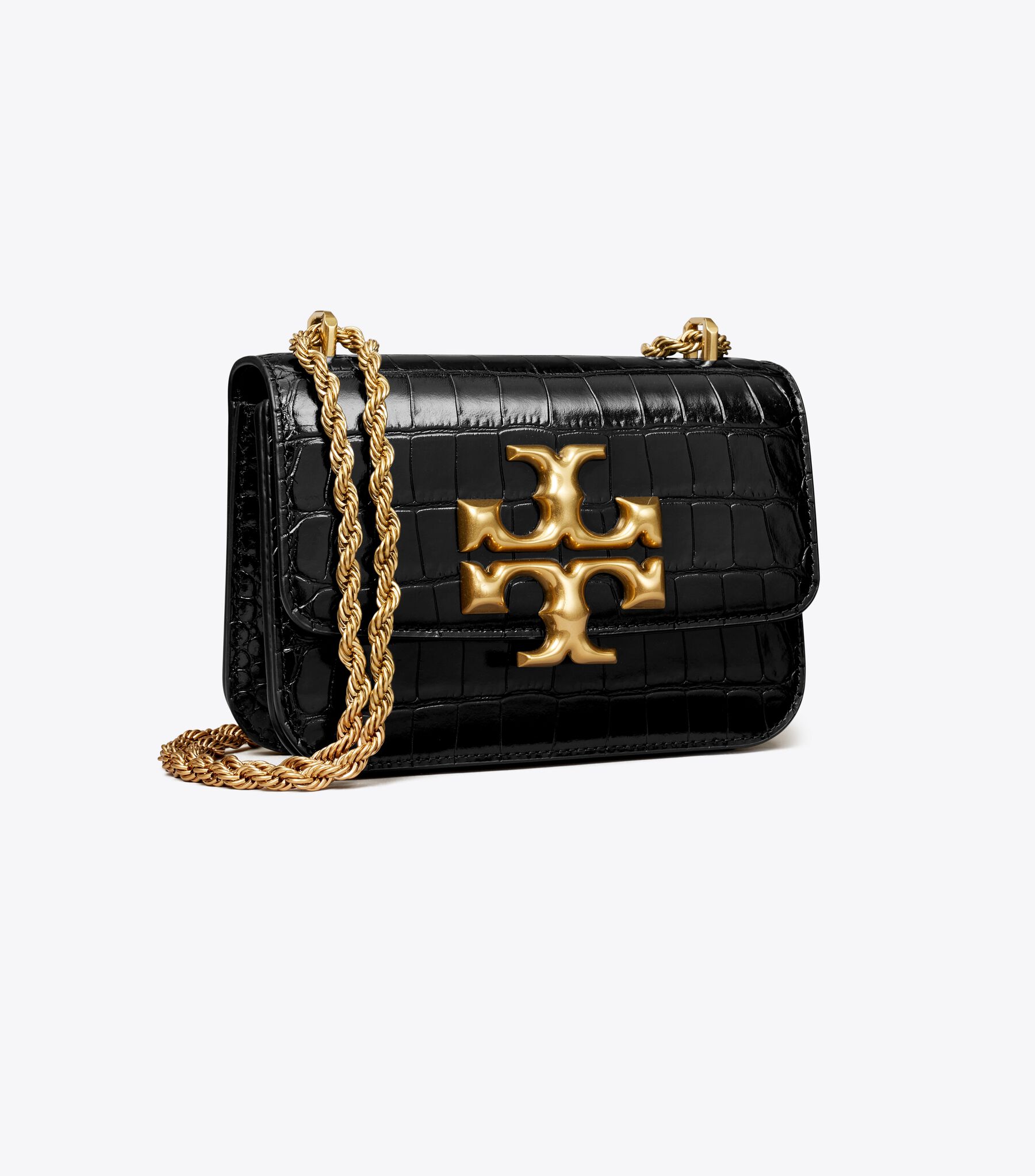 Eleanor Small Bag, Black / Rolled Gold | Tory Burch UAE