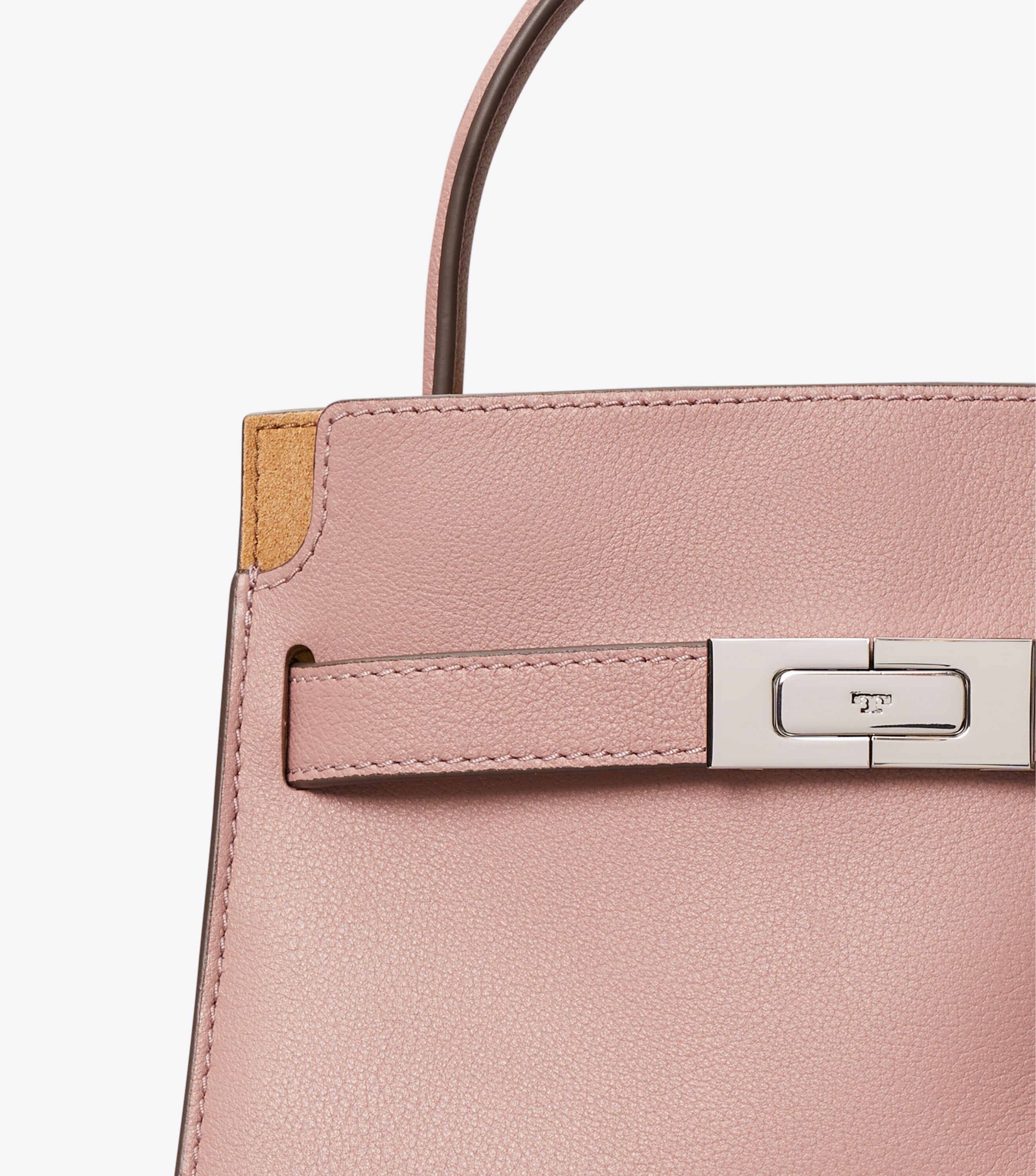 Petite Lee Radziwill Double Bag, Light Mauve | Tory Burch UAE