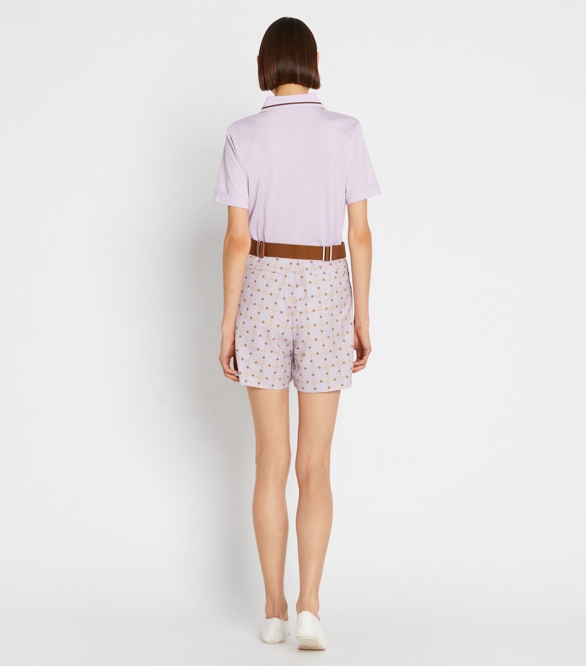 tory burch printed wrap skort