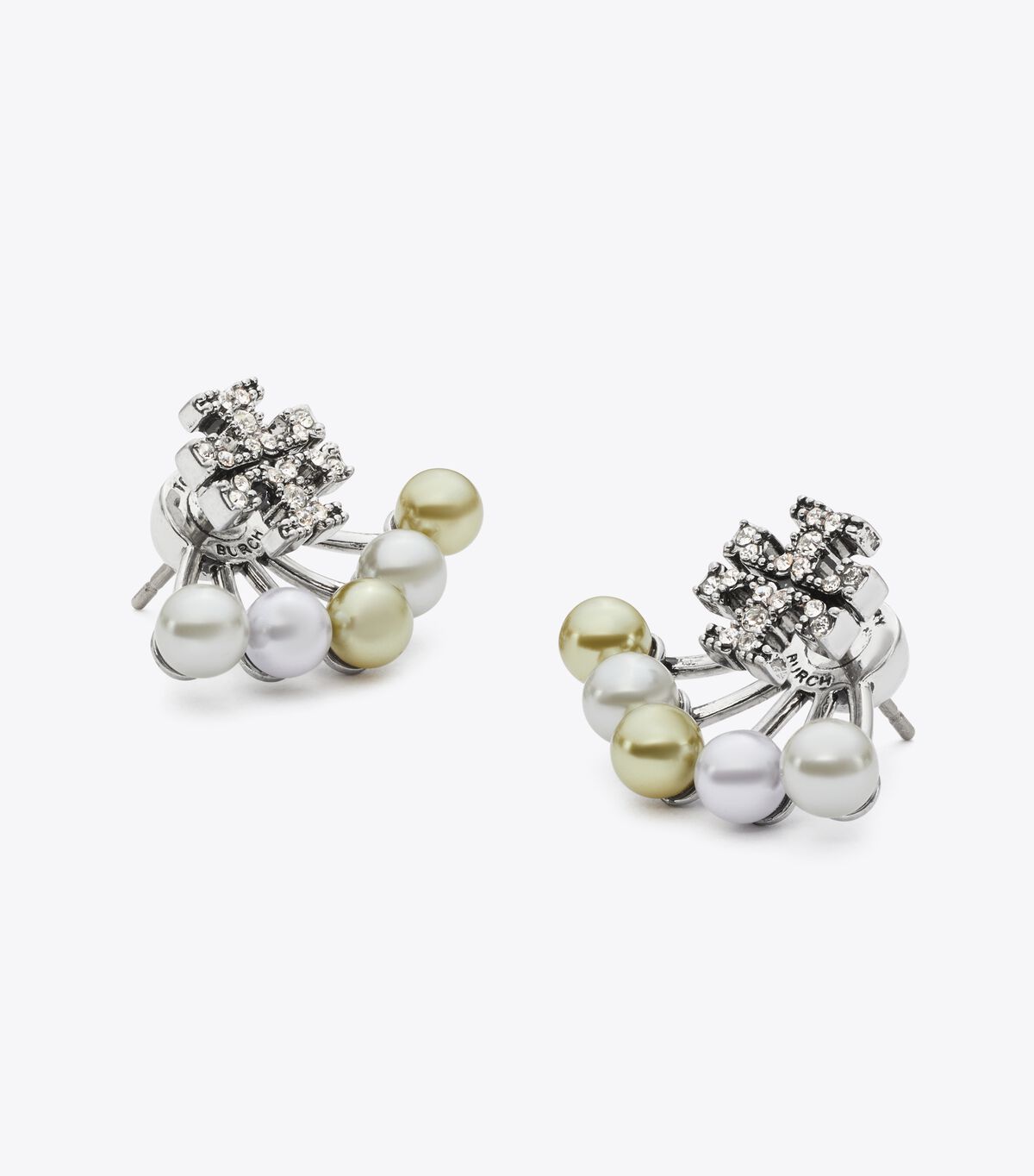 tory burch moondance pearl front back earrings