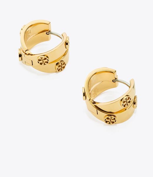 tory burch icon double hoop earrings