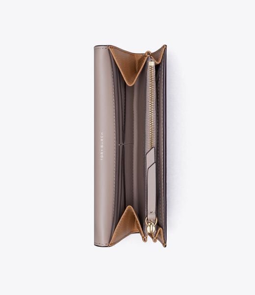 tory burch romy long flap wallet