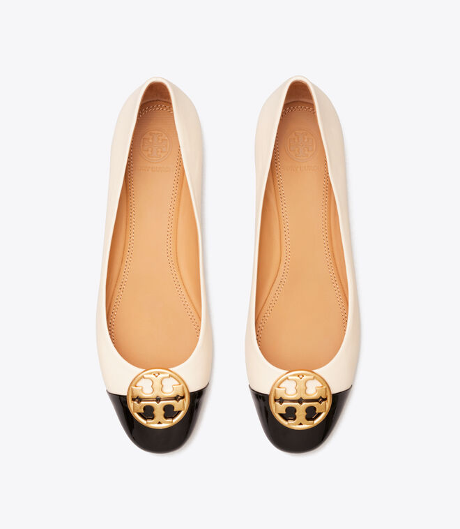 chelsea cap toe ballet flat tory burch