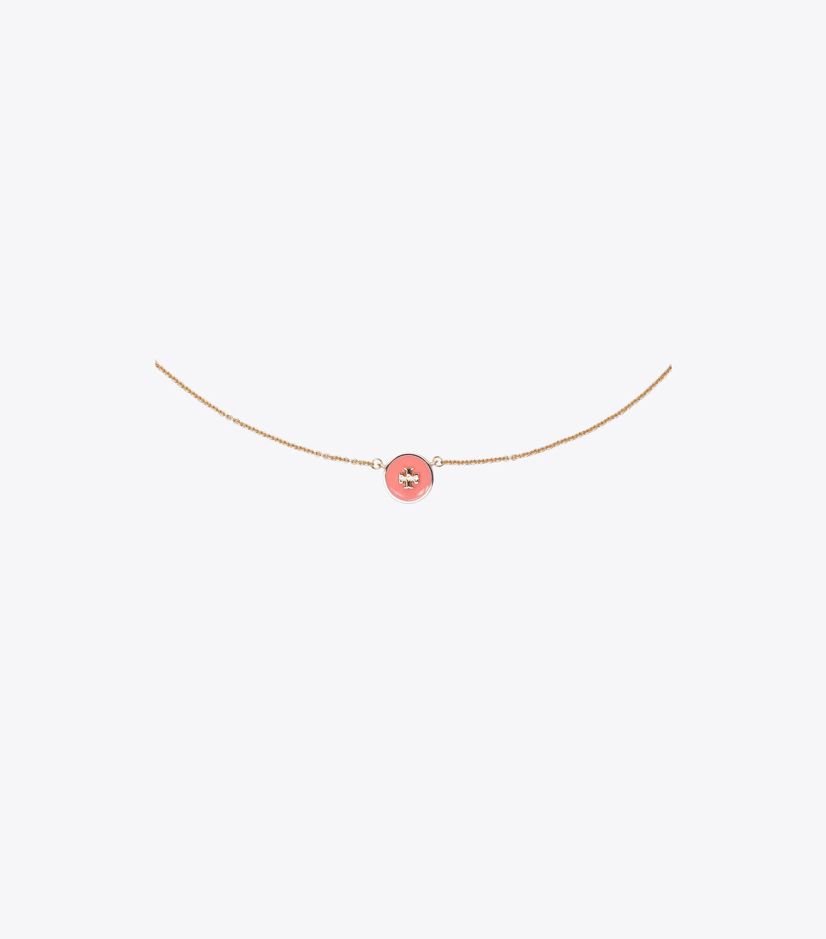 Kira Enameled Pendant Necklace
