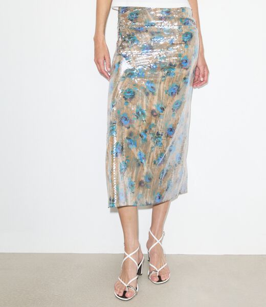 tory burch sequin skirt