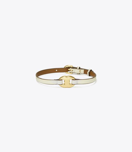 tory burch gemini leather bracelet