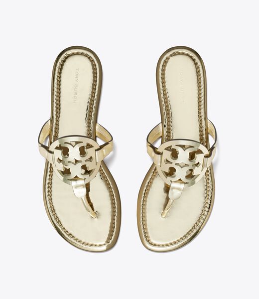 tory burch صندل ميلر المعدني