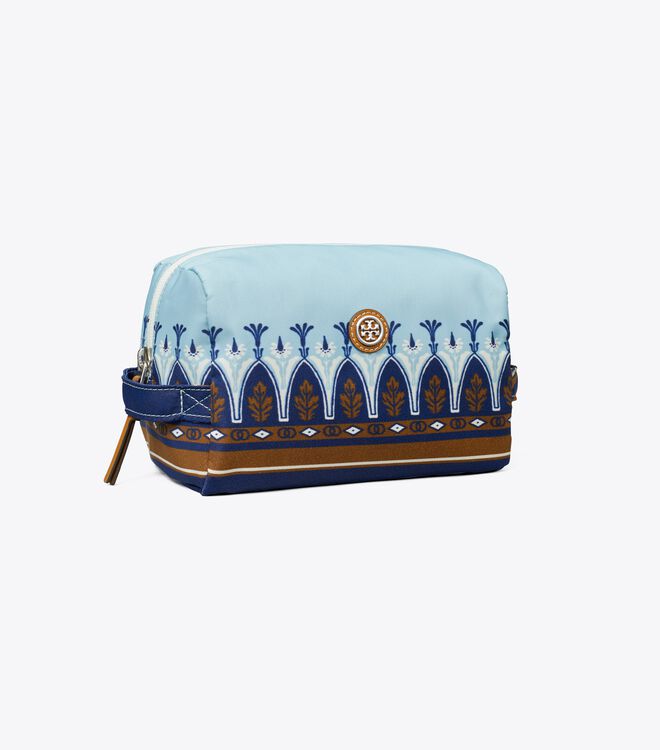 Nylon Printed Large Cosmetic Case | Accessories | Tory Burch