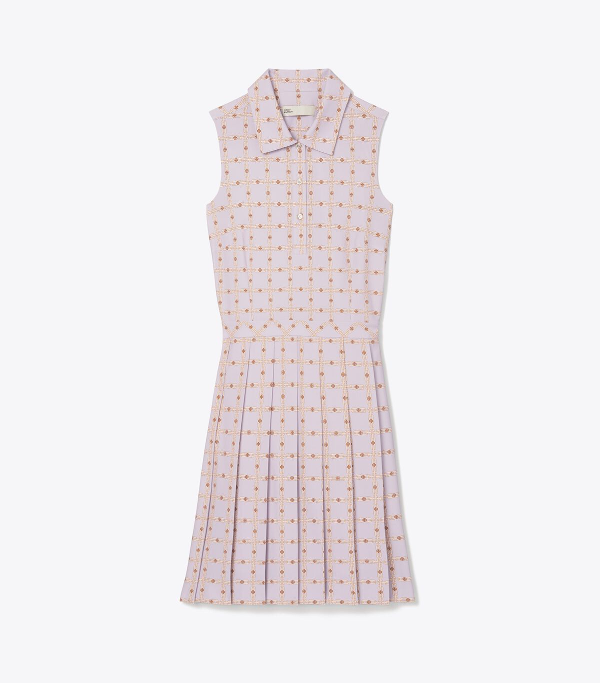 tory burch printed pleated golf dress