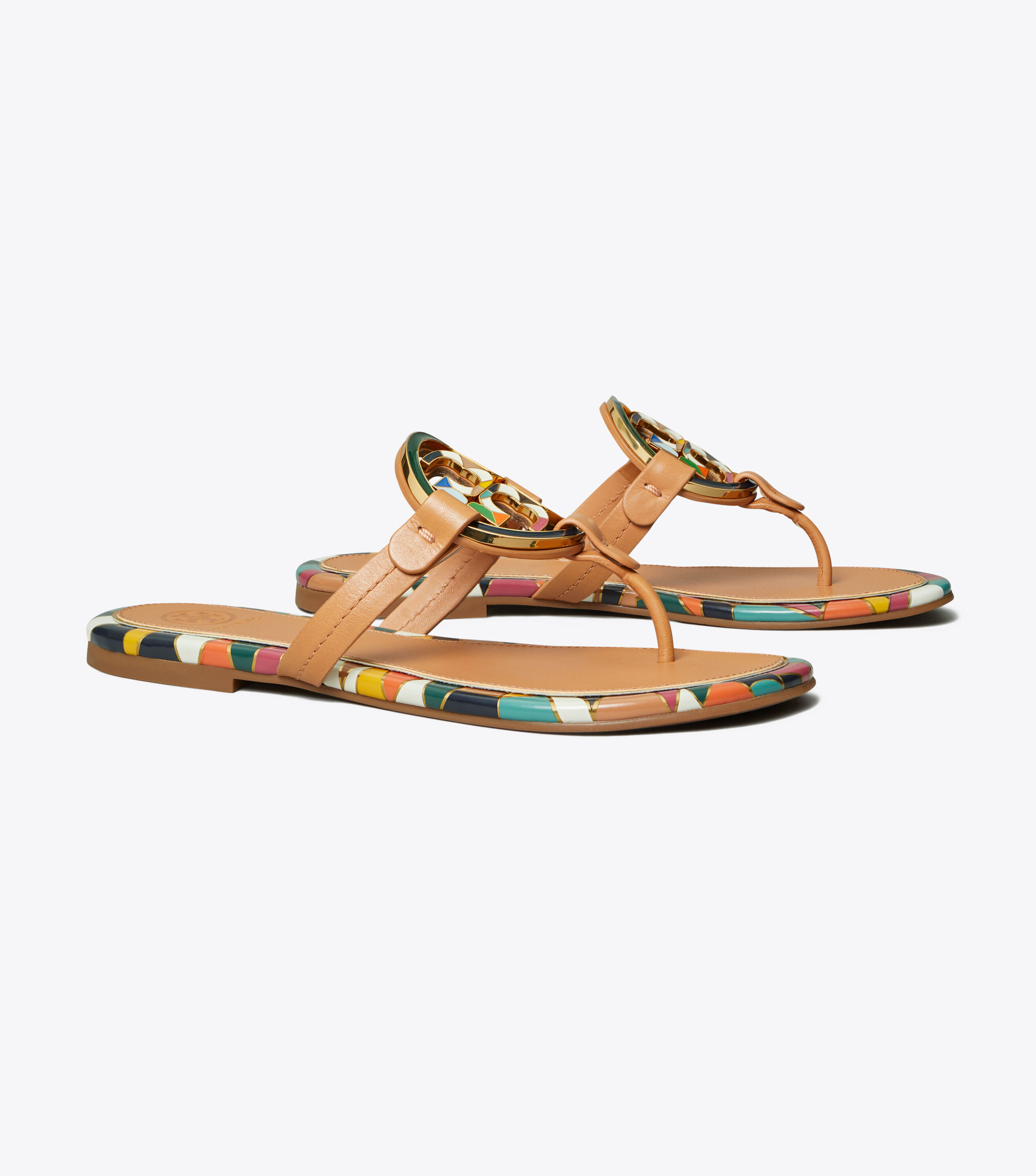 Tory burch women's discount miller enamel thong sandals