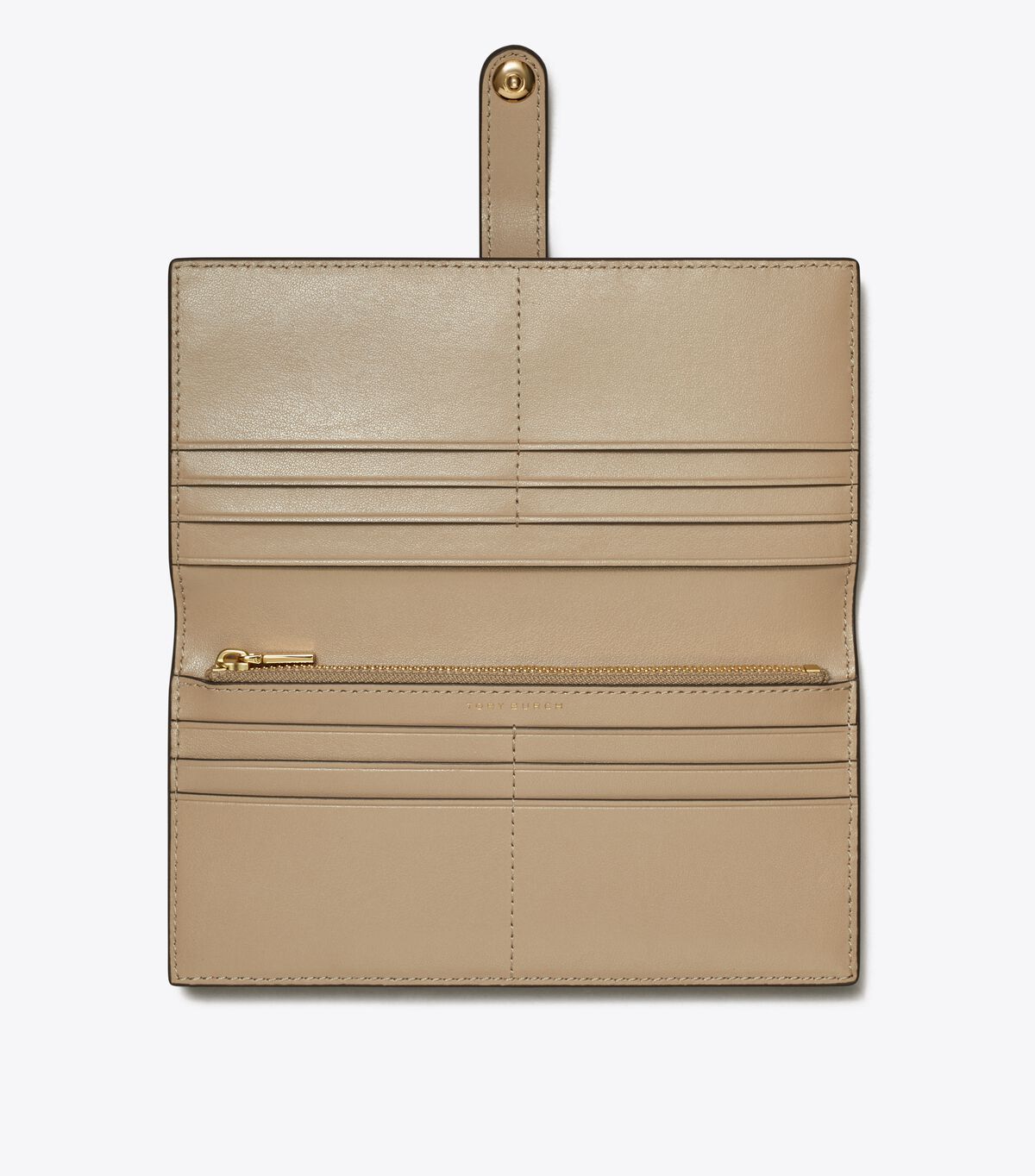 tory burch t monogram leather zip slim wallet