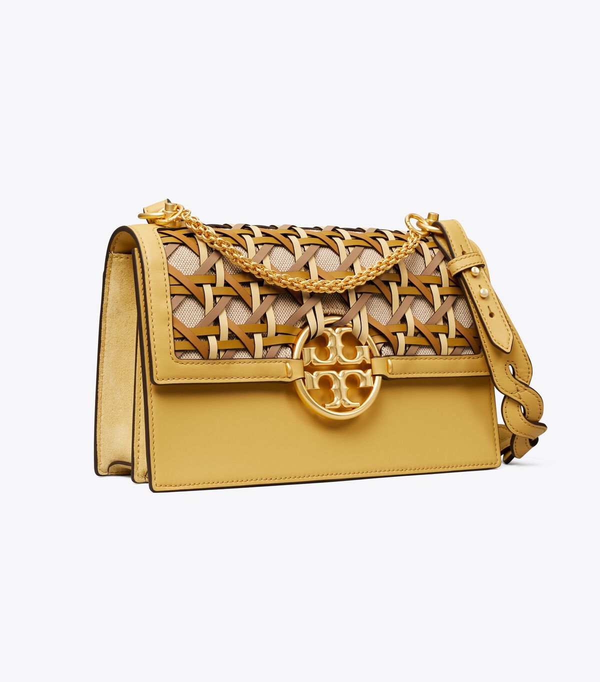 Miller Basket-weave Shoulder Bag