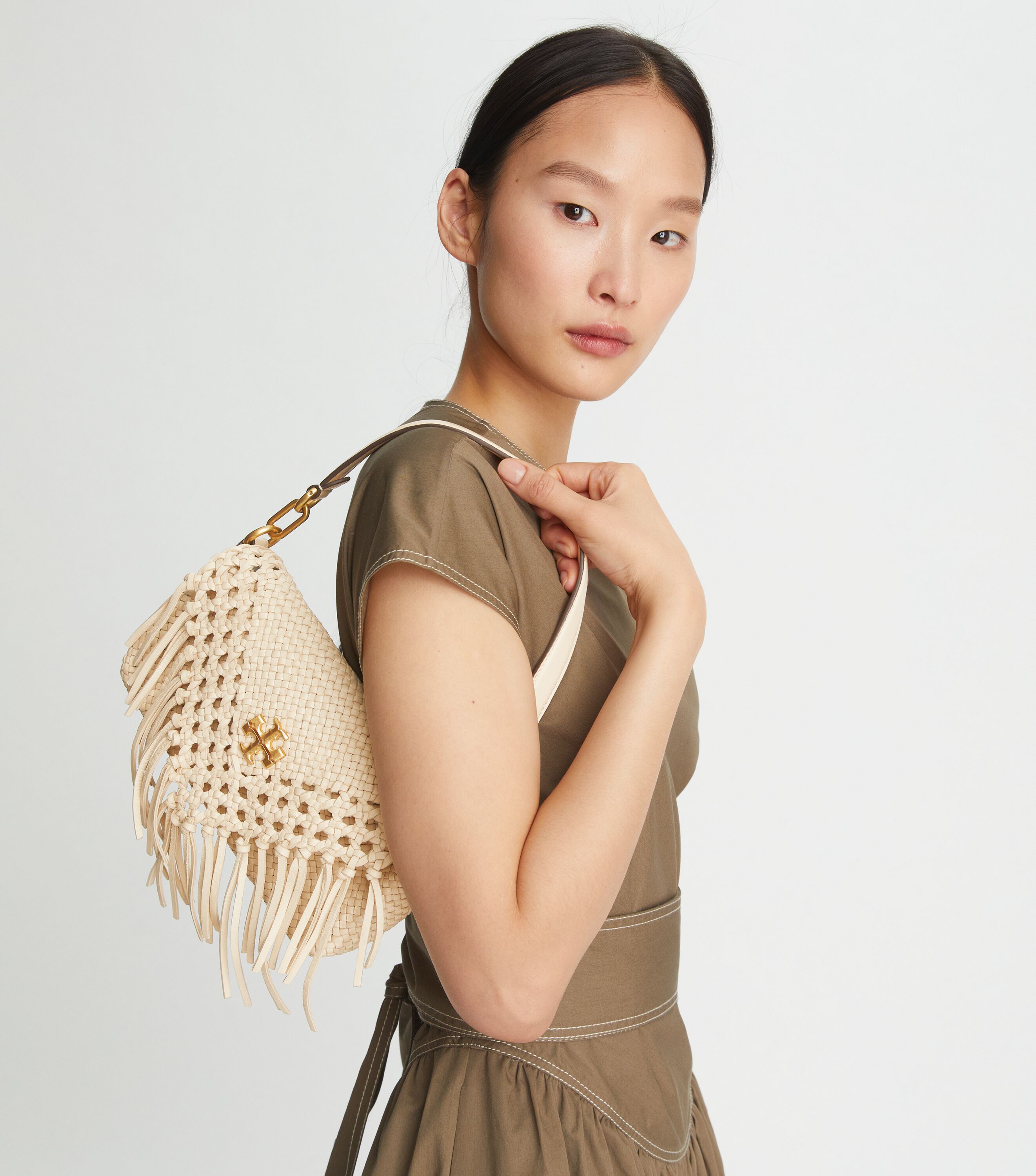 Tory burch fringe backpack sales