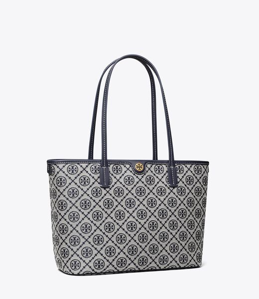 Small T Monogram Zip Tote