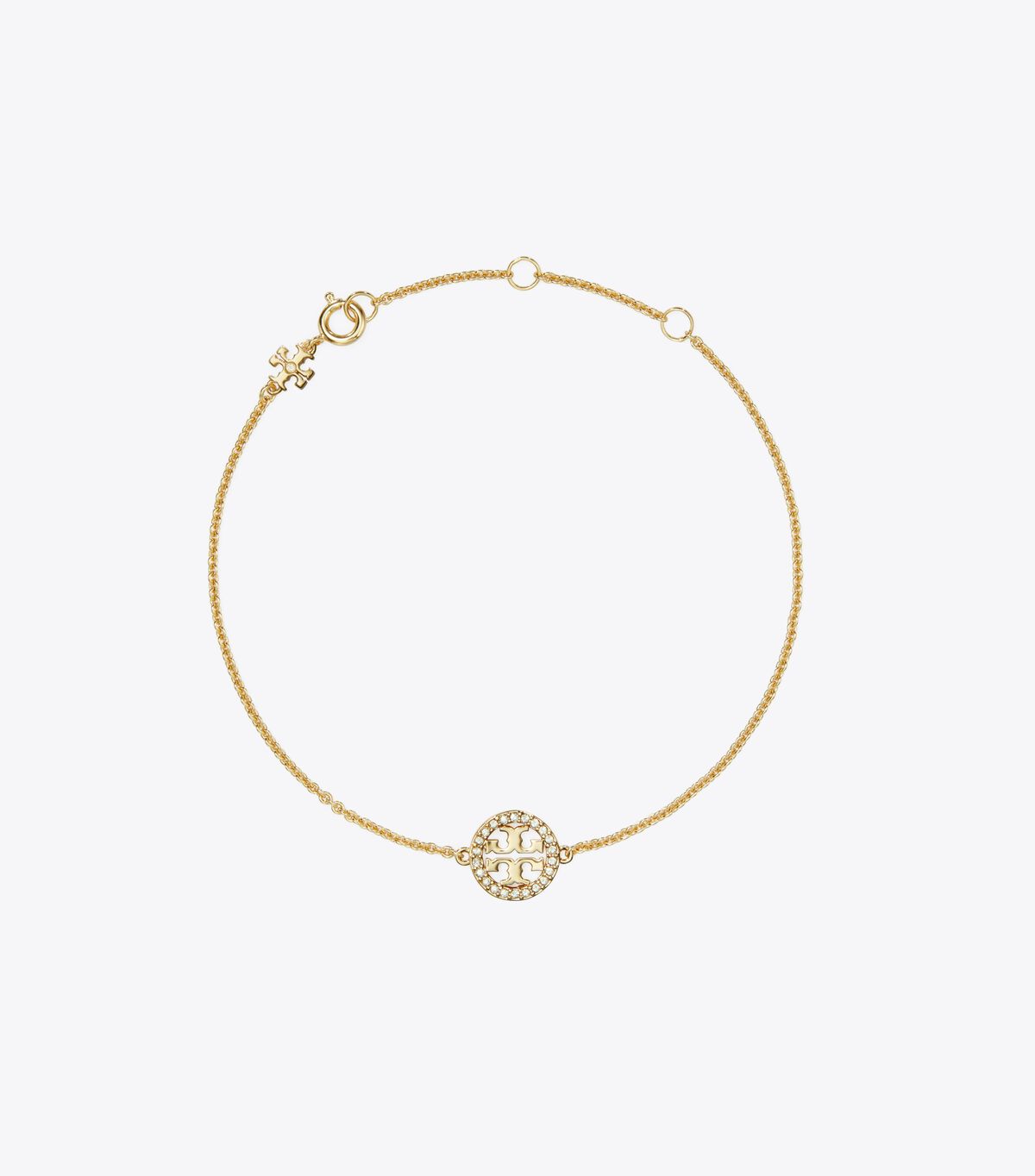 tory burch miller pave chain bracelet