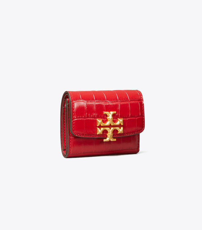 ELEANOR EMBOSSED COMPACT WALLET | Handbags | Tory Burch