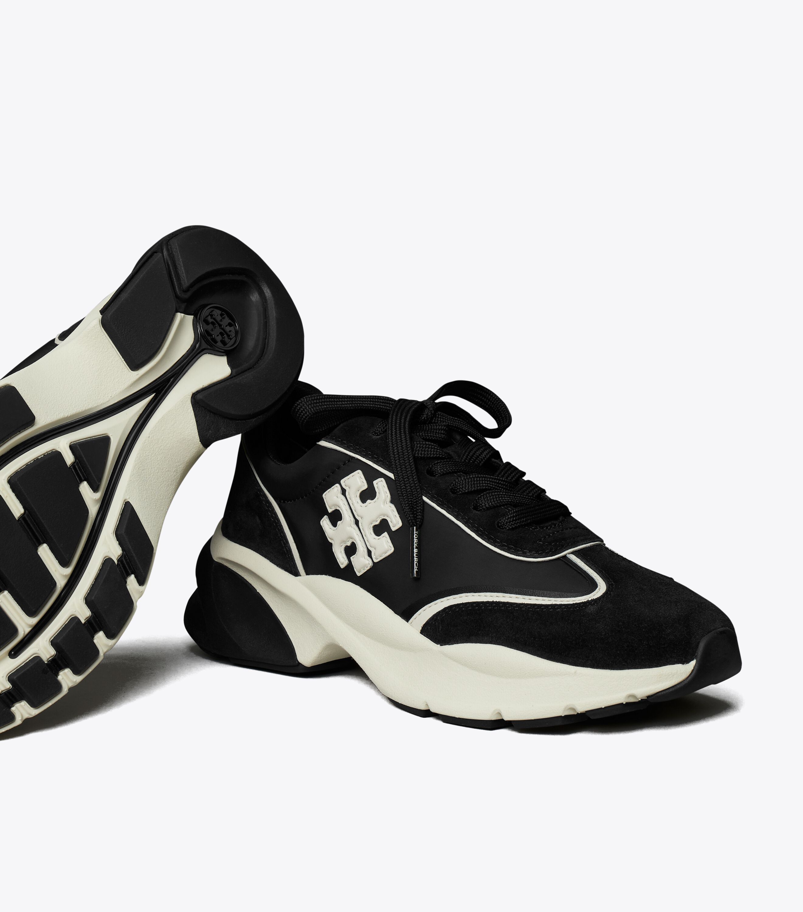 Good Luck Trainer, Perfect Black / New Ivory | Tory Burch UAE