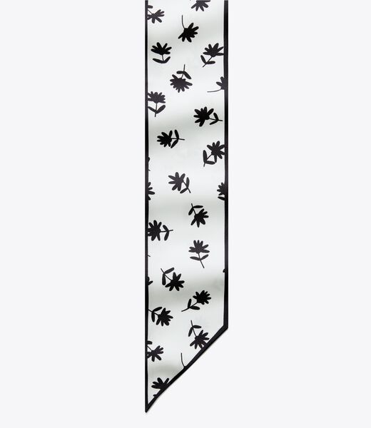 tory burch scattered daisy ribbon tie