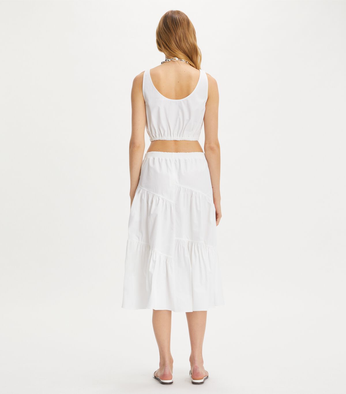 tory burch cotton poplin top