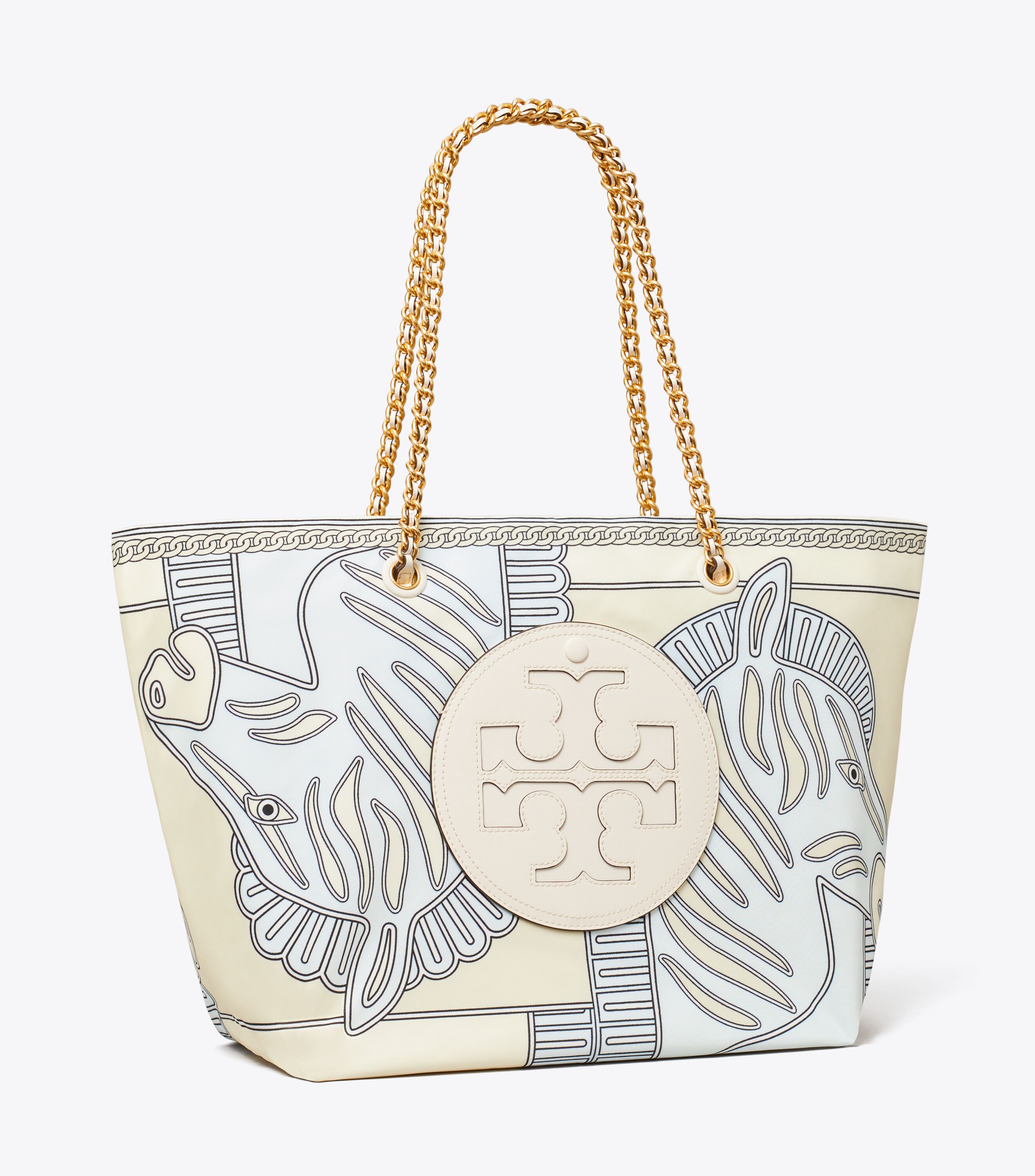 Ella Printed Chain Tote