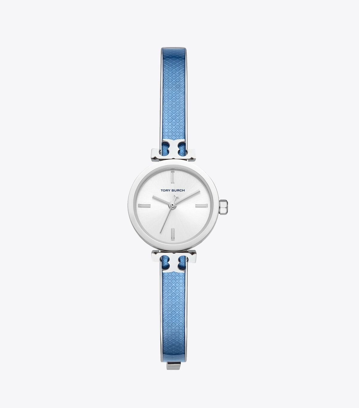 ساعة كيرا ،  فولاذ مقاوم للصدأ / أزرق فاتح ، 22 × 22 مم
