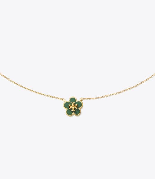 tory burch forget me not pendant necklace