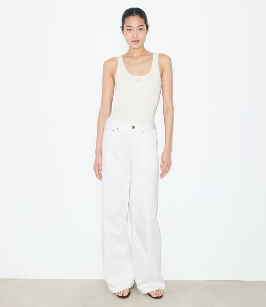 tory burch viscose knit tank top