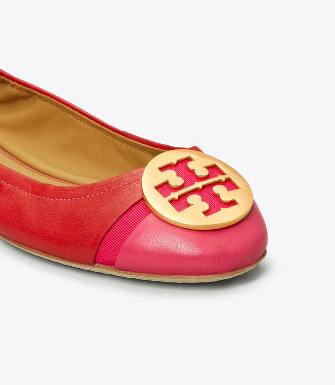 minnie cap toe ballet flat tory burch