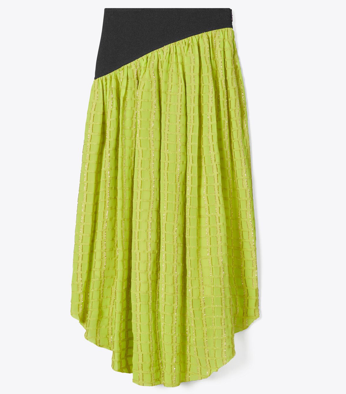 Colorblock Chiffon Skirt