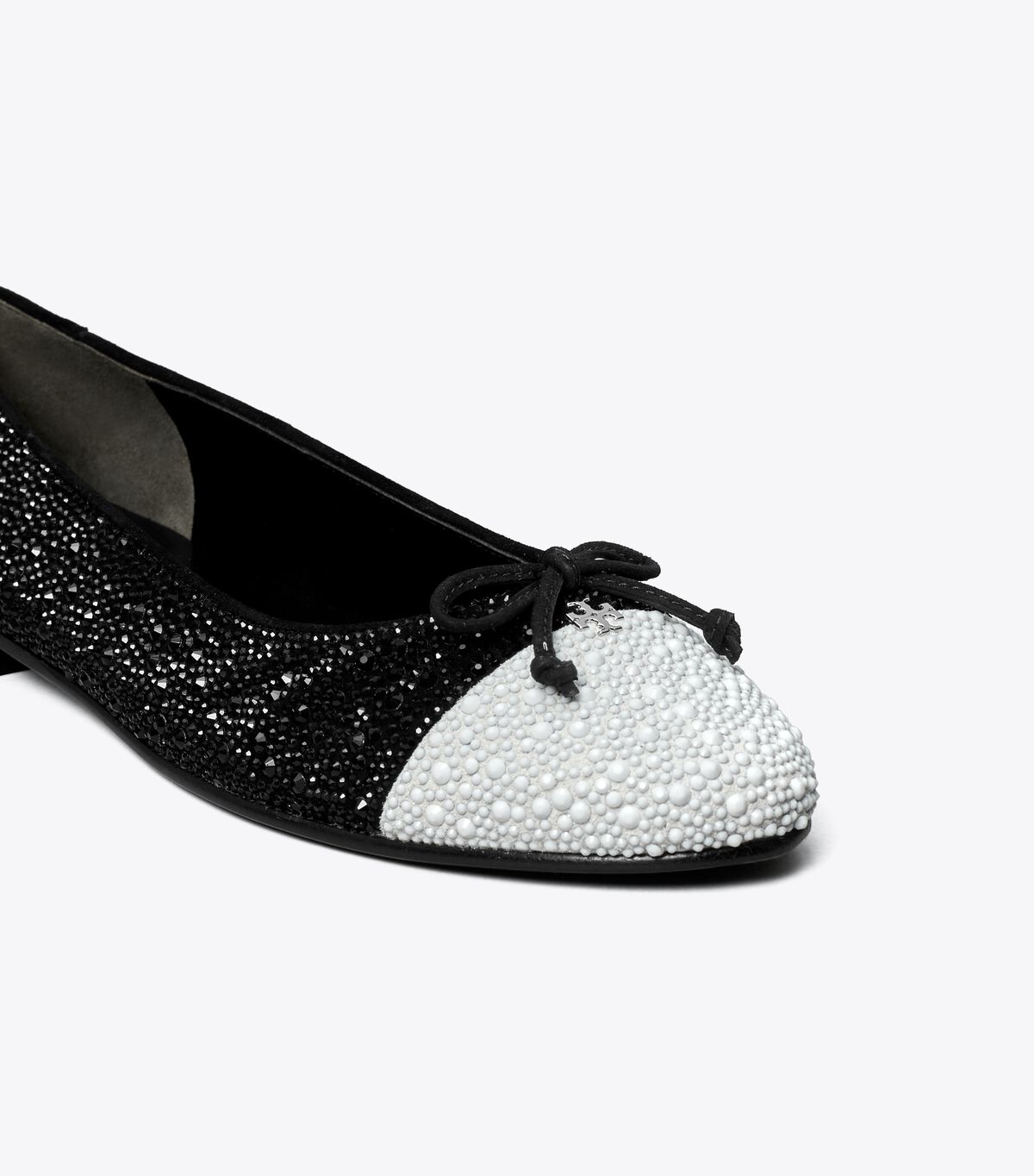 Cap-Toe Crystal Ballet tory burch cap toe crystal ballet