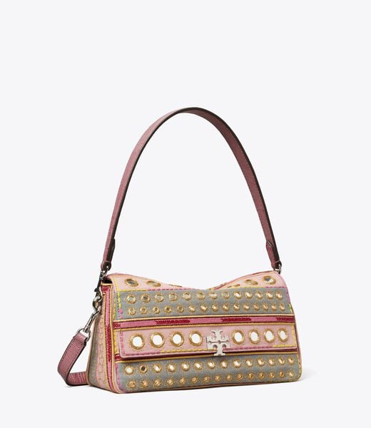 Small Charlie Embellished Shoulder Bag tory burch small charlie embellished shoulder bag