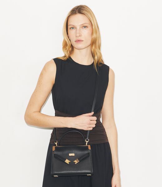 tory burch petite lee radziwill double bag