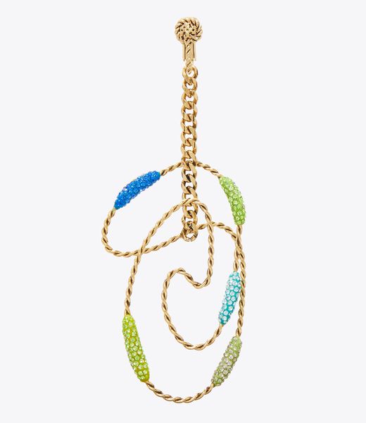 Runway Swirl Hoop Earrings tory burch runway swirl hoop earrings