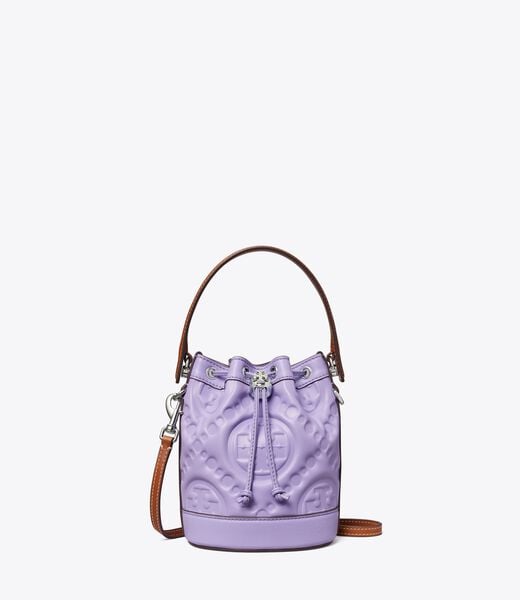 Mini T Monogram Puffy Bucket Bag