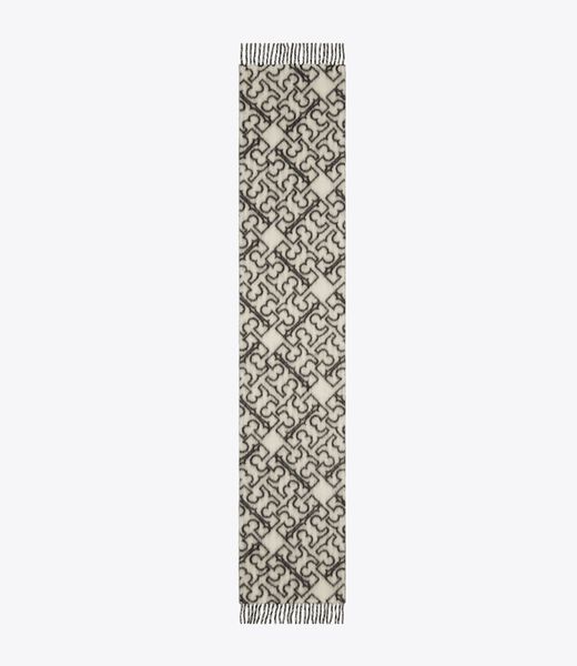 tory burch puzzle logo scarf