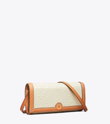 T Monogram Patent Chain Wallet