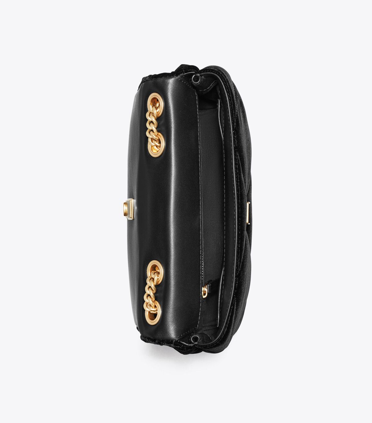 tory burch small kira diamond quilt velvet pave shoulder bag